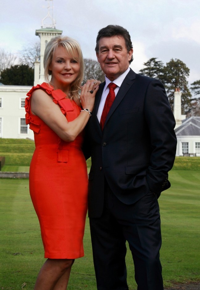 Bill Cullen and his partner Jackie Lavin 
